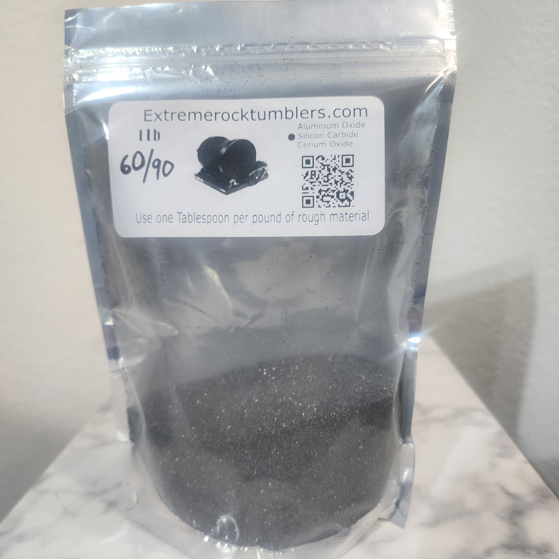 One pound silicon rock tumbling grit for step 1