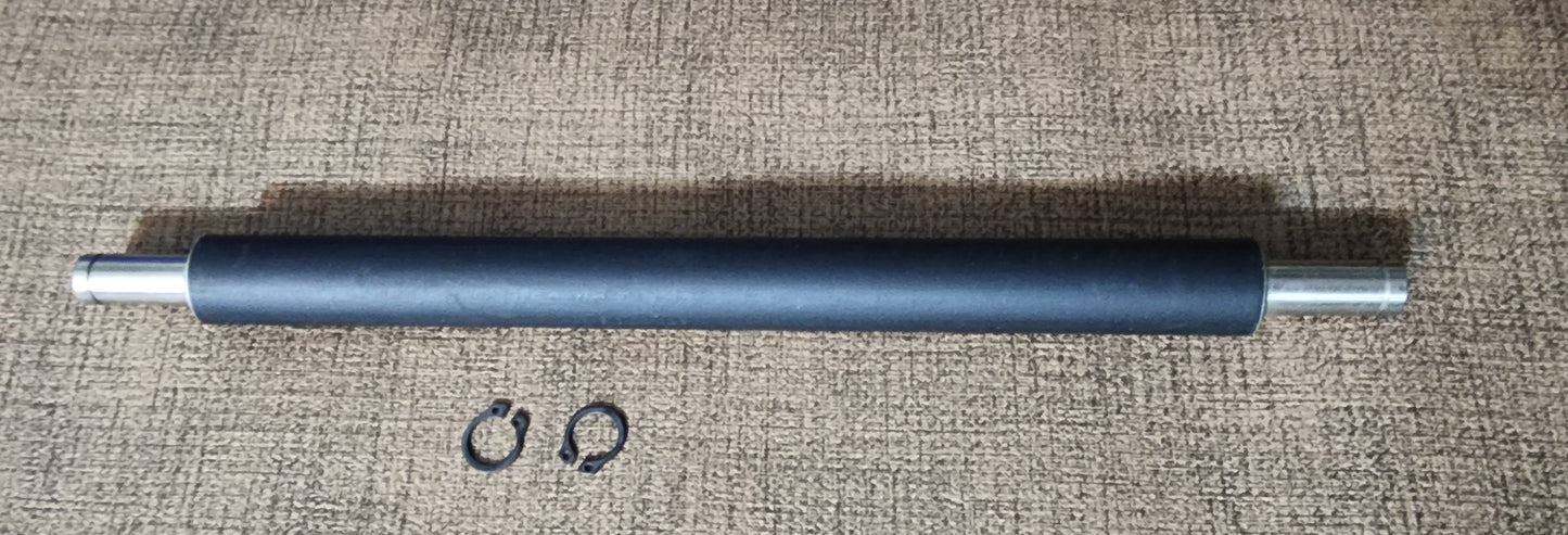 Rebel 17 Idler Shaft, C Clips, and Rubber rollers